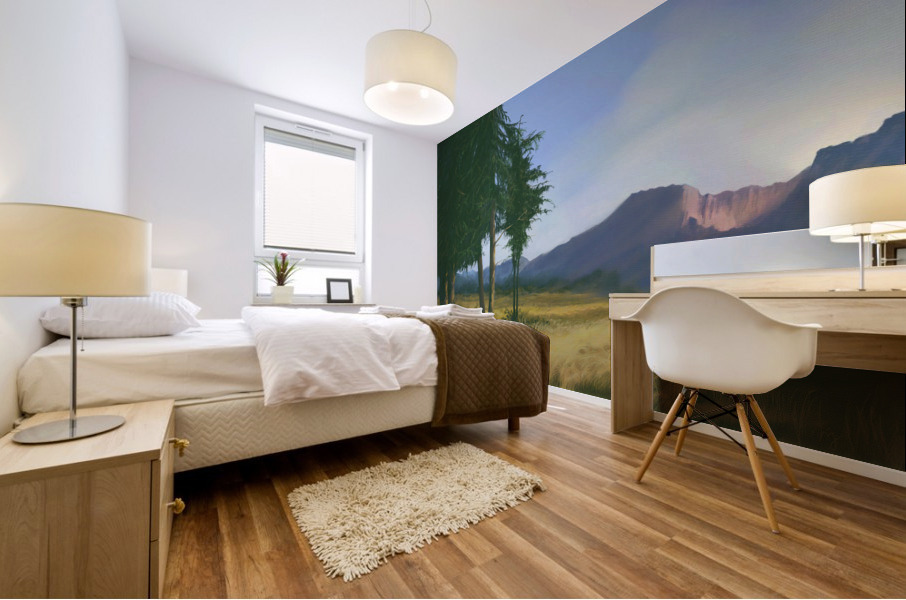 Along the Forest Edge Mural print