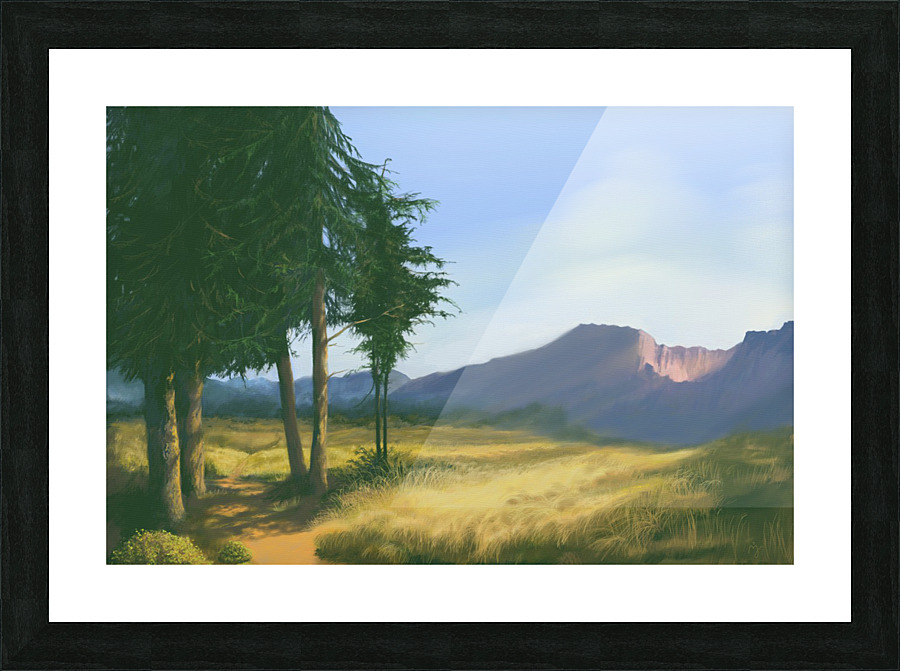 Along the Forest Edge Picture Frame print