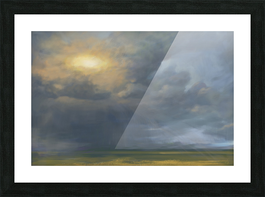 The Storm Picture Frame print