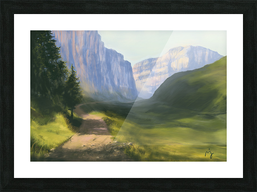 Grass Valley Picture Frame print