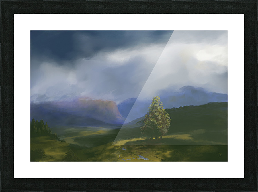 Rainy Day Picture Frame print
