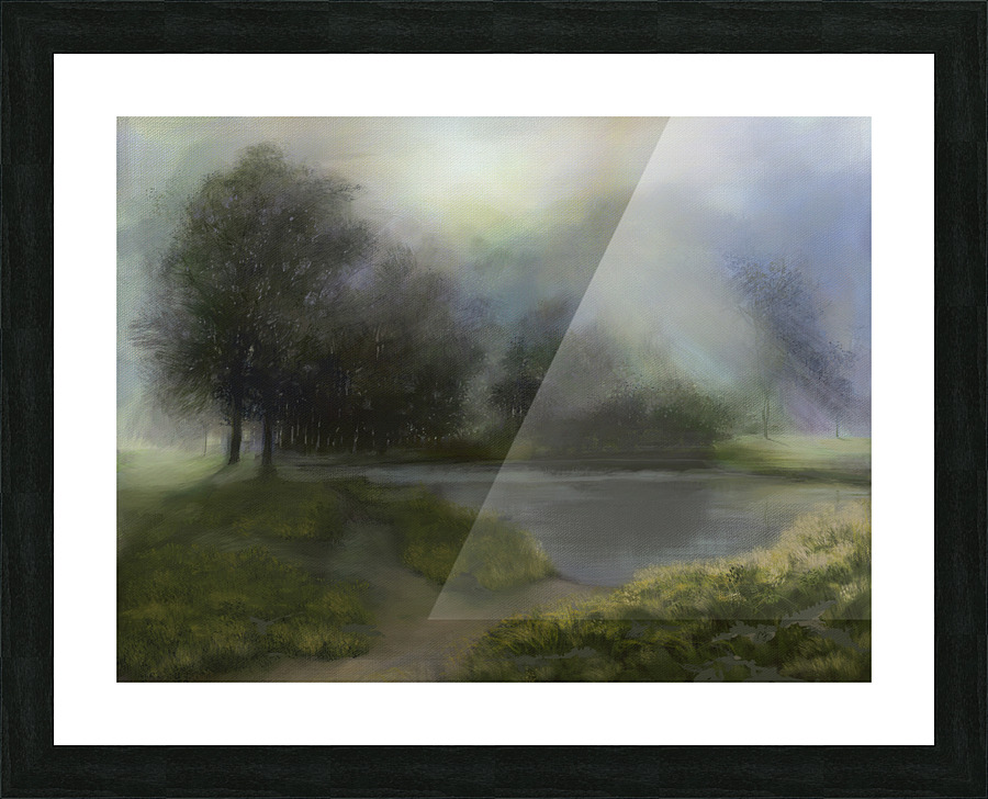 The Pond Picture Frame print