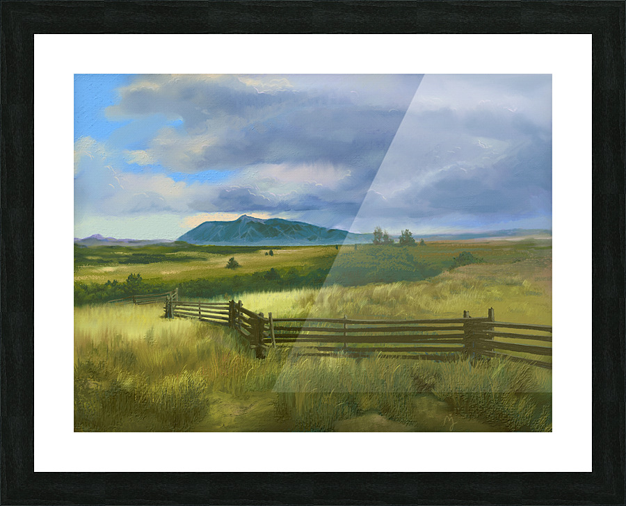 The Prairie  Picture Frame print