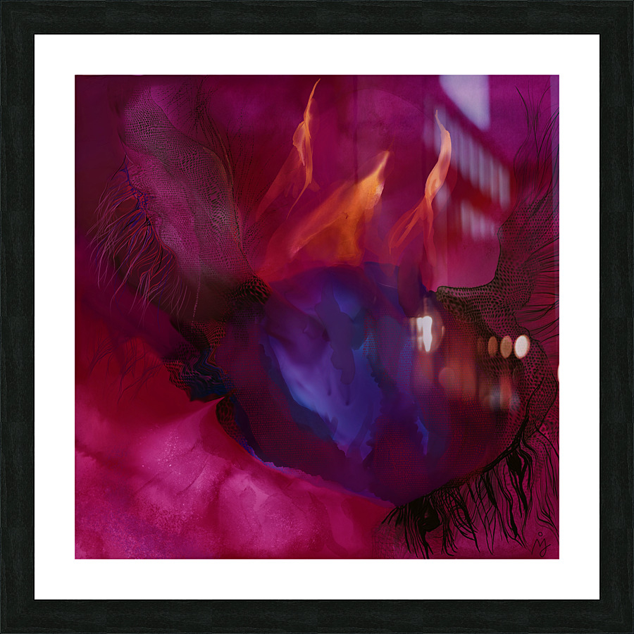 Flame&co Picture Frame print