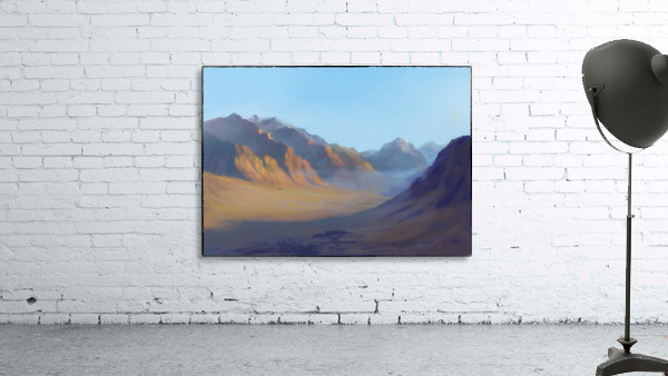 Sunset in the Desert Wall Preview