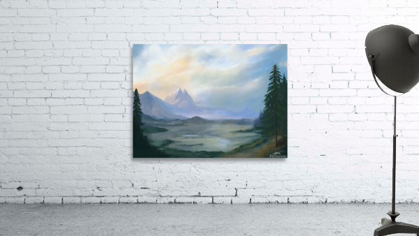 Sunset on the Valley  Wall Preview