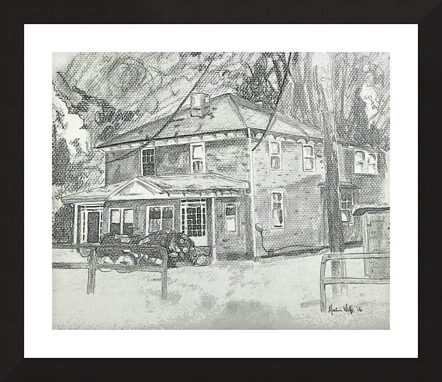 Home Picture Frame print