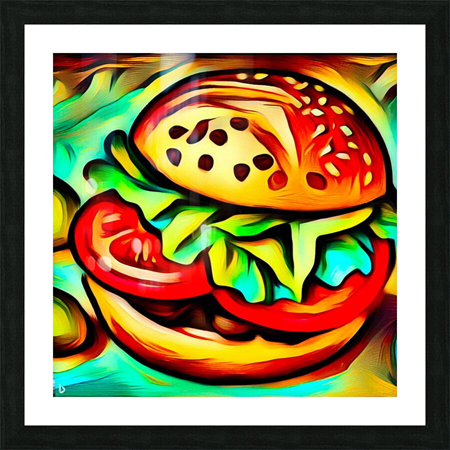 Nu Expressionism Picture Frame print