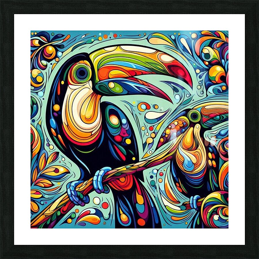 Nu Expressionism  Picture Frame print