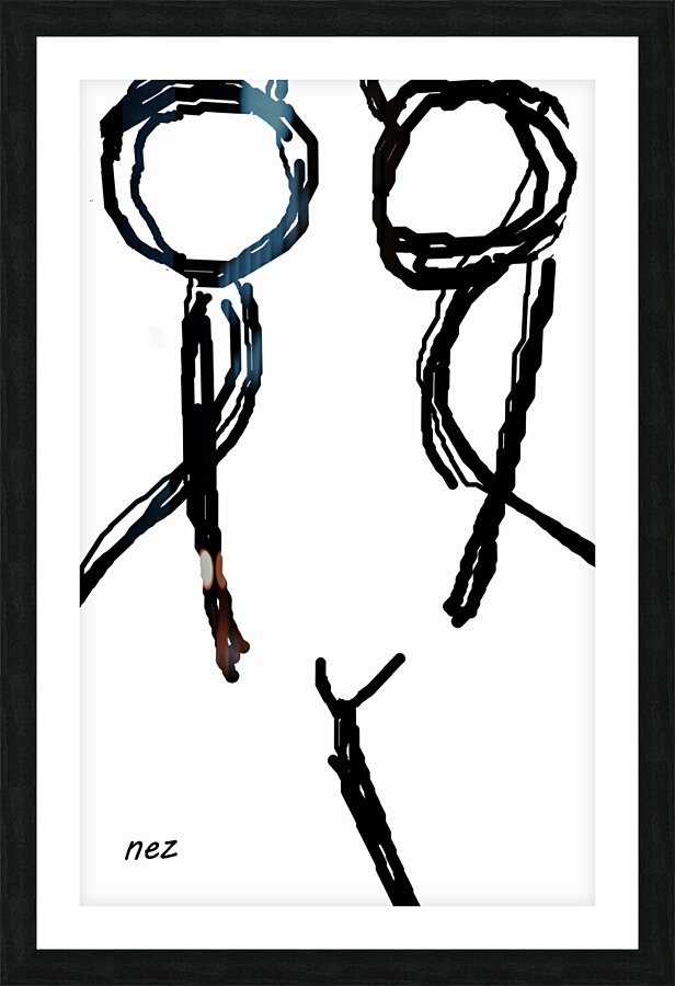  Nu Expressionism Picture Frame print