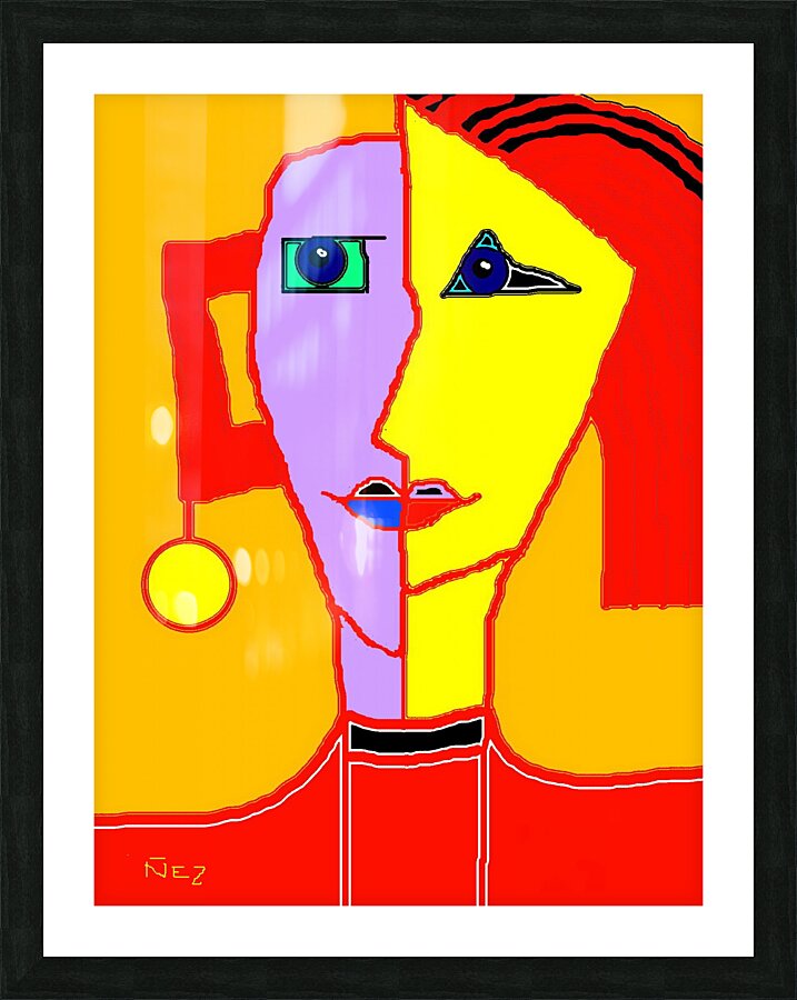  Nu Expressionism Picture Frame print