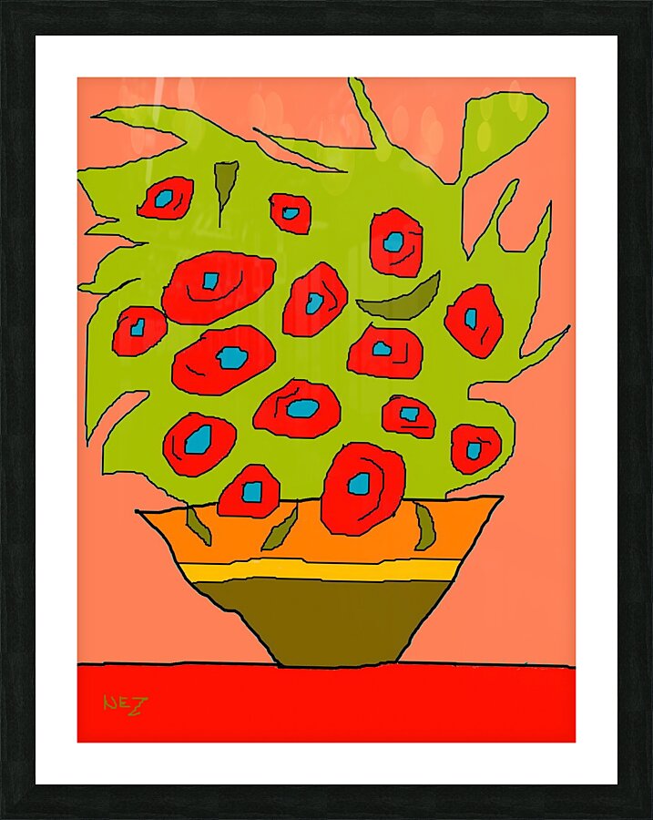 Nu Expressionism Picture Frame print