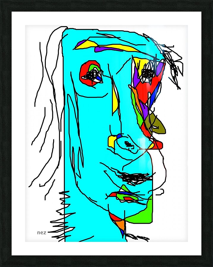  Nu Expressionism Picture Frame print