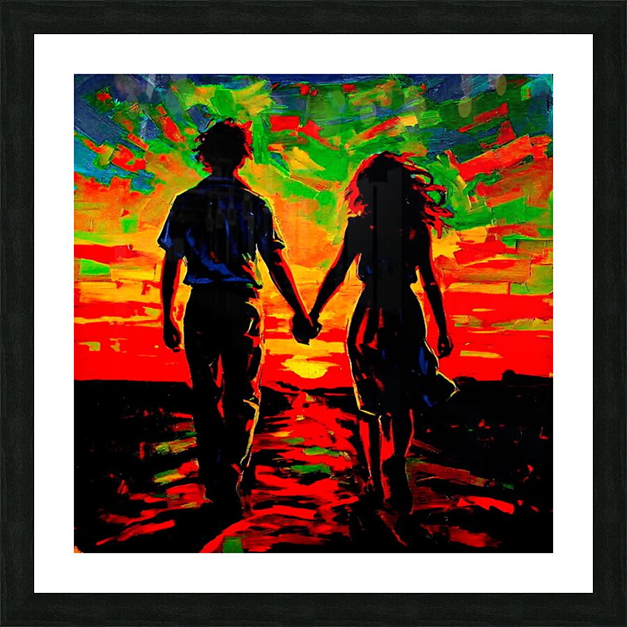 Nu Expressionism Picture Frame print