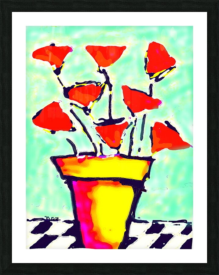 Nu Expressionism Picture Frame print