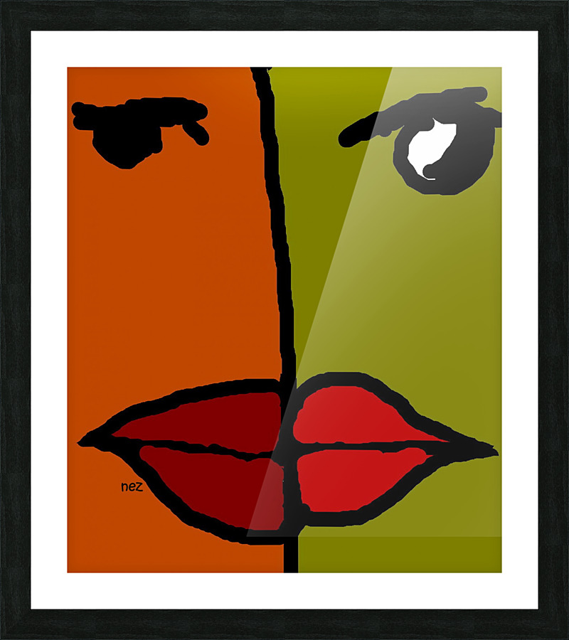 Nu Expressionism Picture Frame print