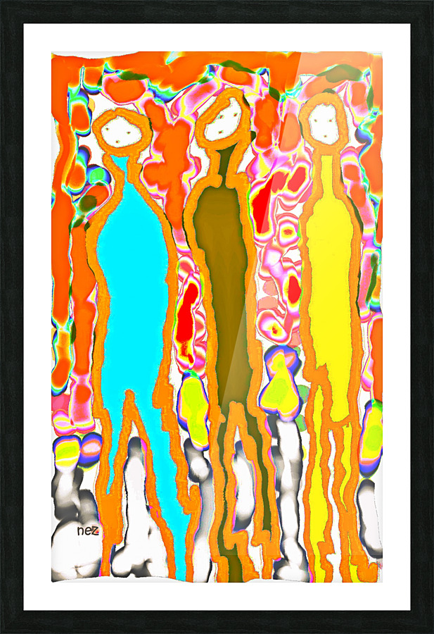 Nu Expressionism Picture Frame print