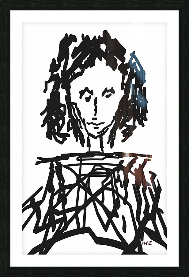  Nu Expressionism Picture Frame print