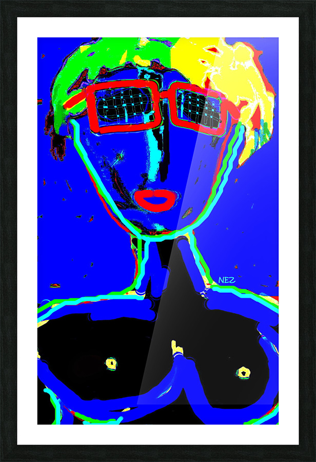 Nu Expressionism Picture Frame print