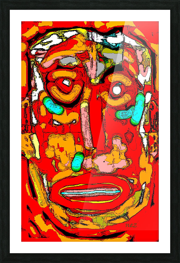 Nu Expressionism Picture Frame print