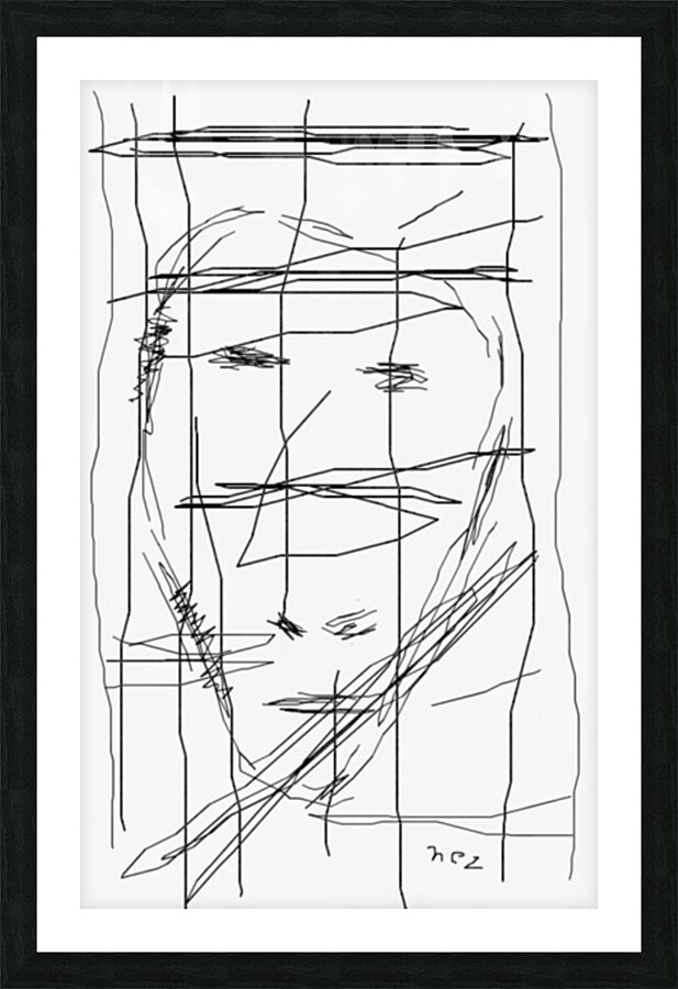  Nu Expressionism Picture Frame print