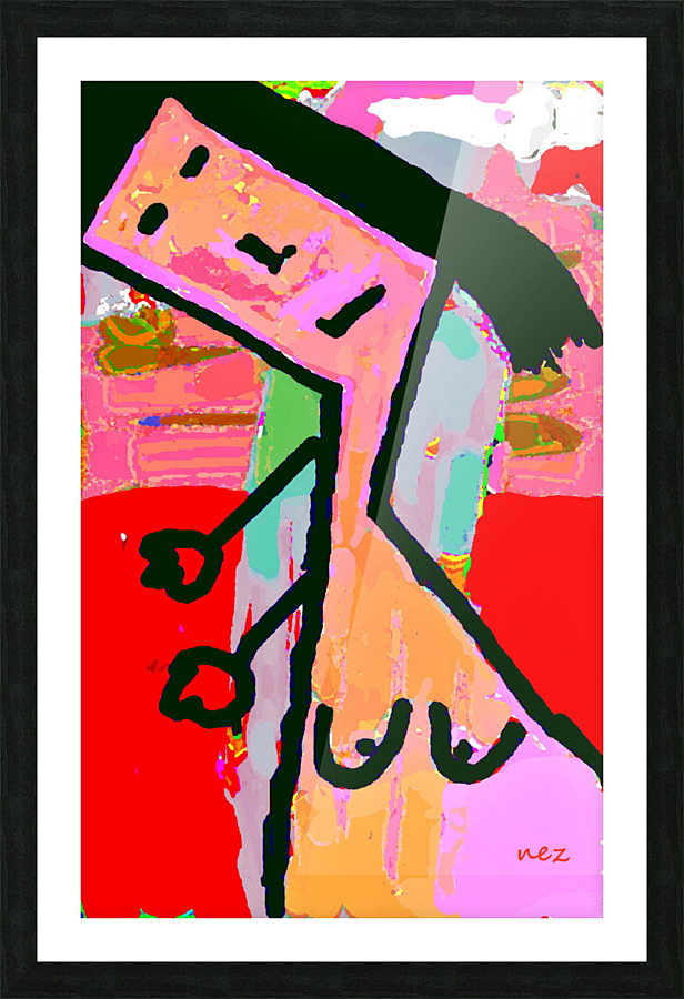 Nu Expressionism Picture Frame print