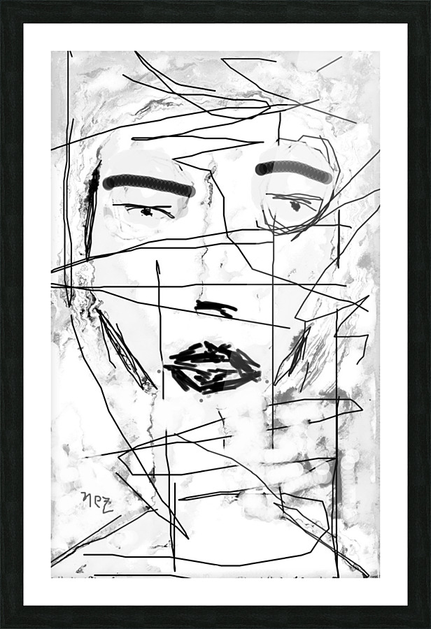 Nu Expressionism Picture Frame print