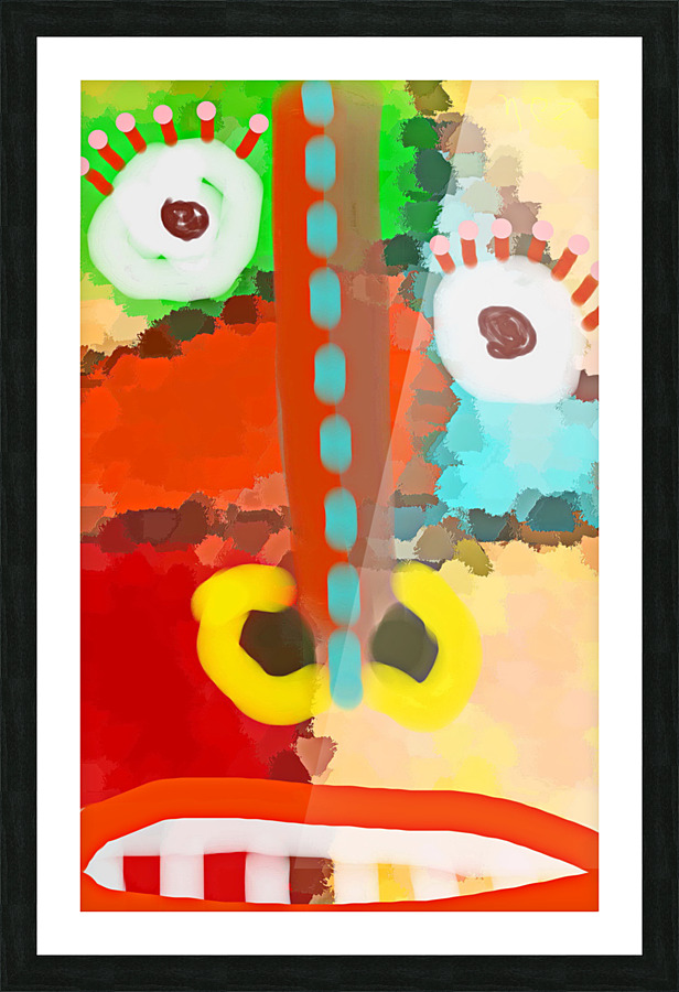 Nu Expressionism Picture Frame print