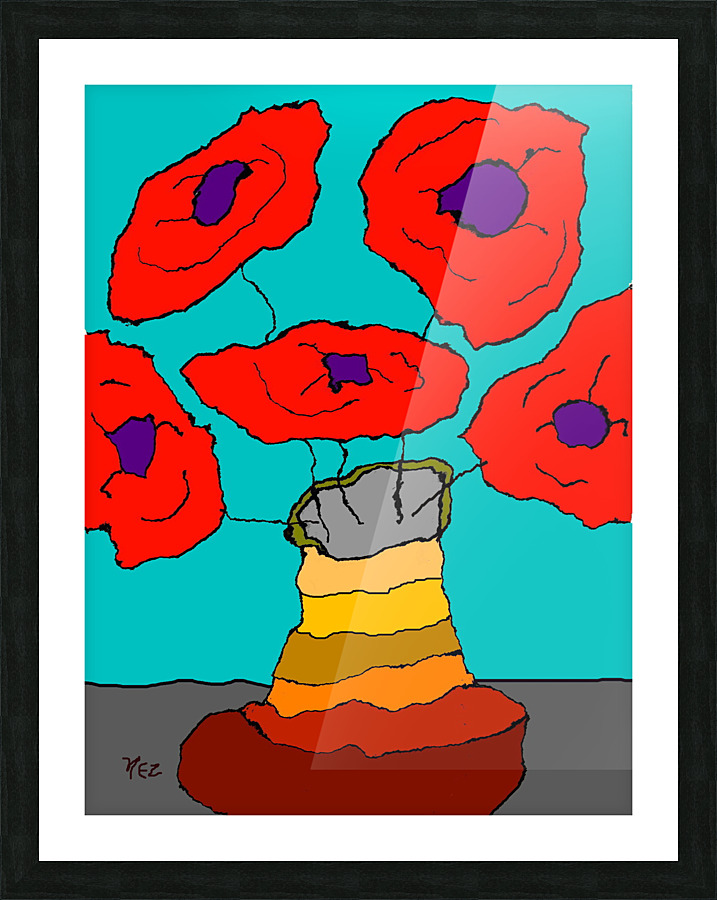 Nu Expressionism Picture Frame print