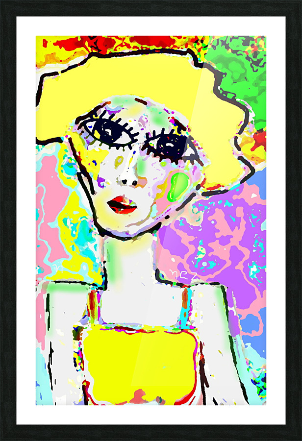 Nu Expressionism Picture Frame print
