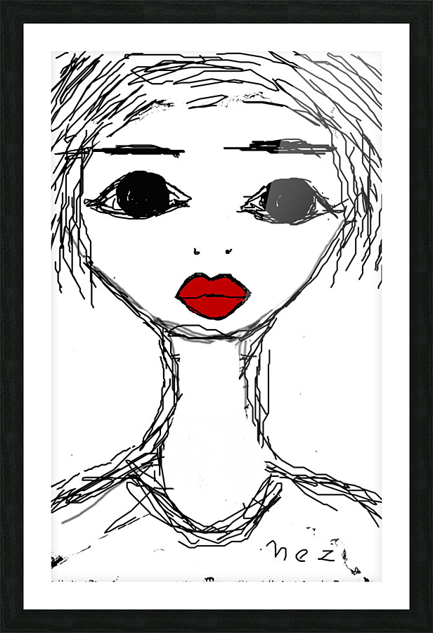 Nu Expressionism Picture Frame print