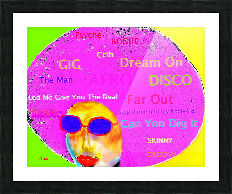 Nu Expressionism Picture Frame print