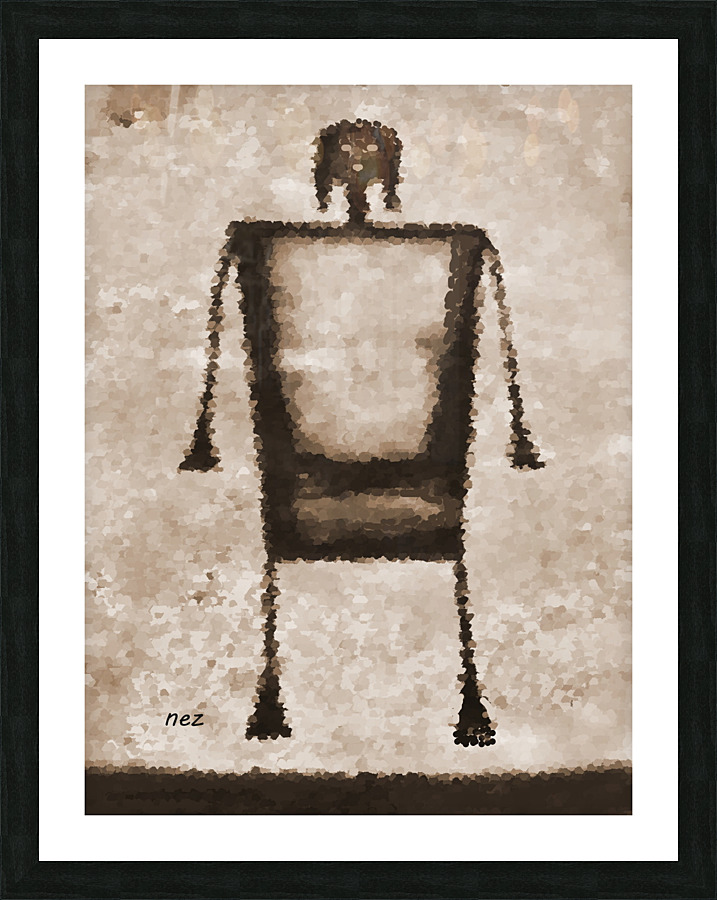 Nu Expressionism Picture Frame print
