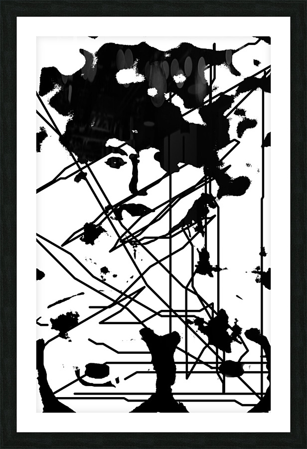 Nu Expressionism Picture Frame print