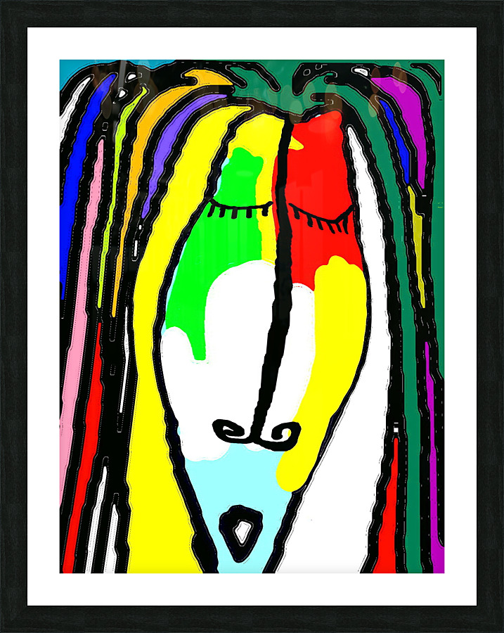 Nu Expressionism Picture Frame print