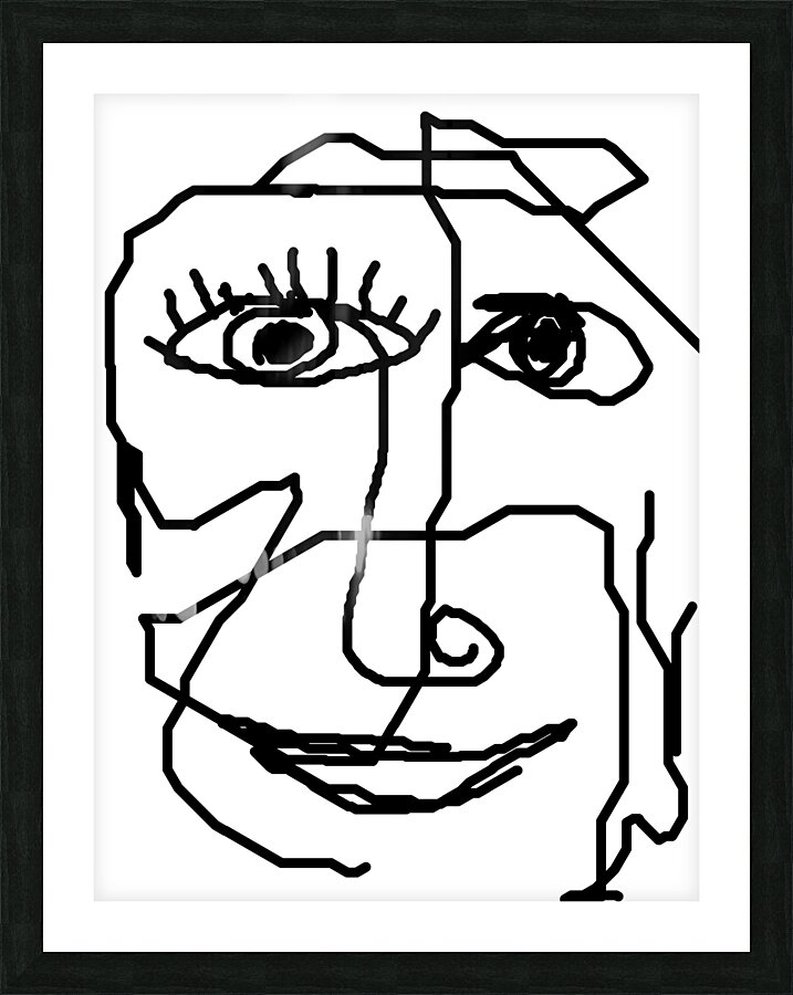 Nu Expressionism Picture Frame print
