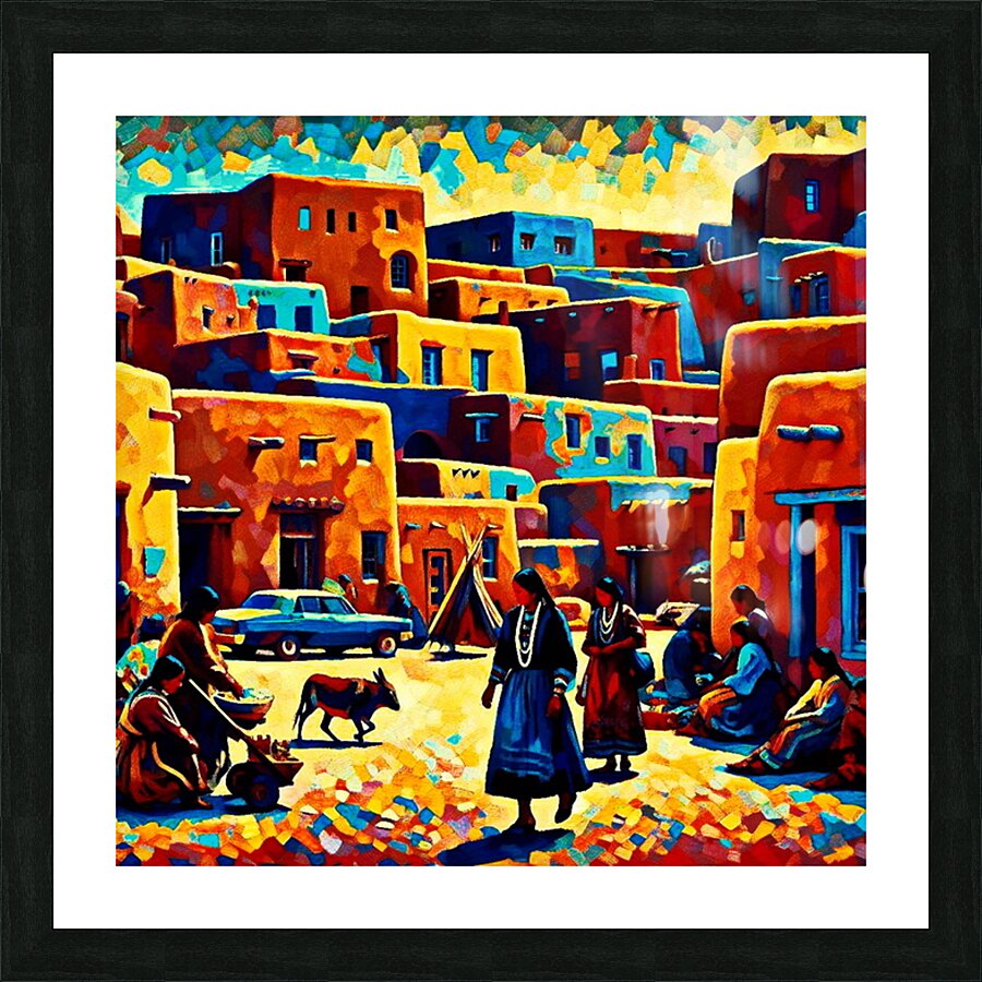 Nu Expressionism Picture Frame print