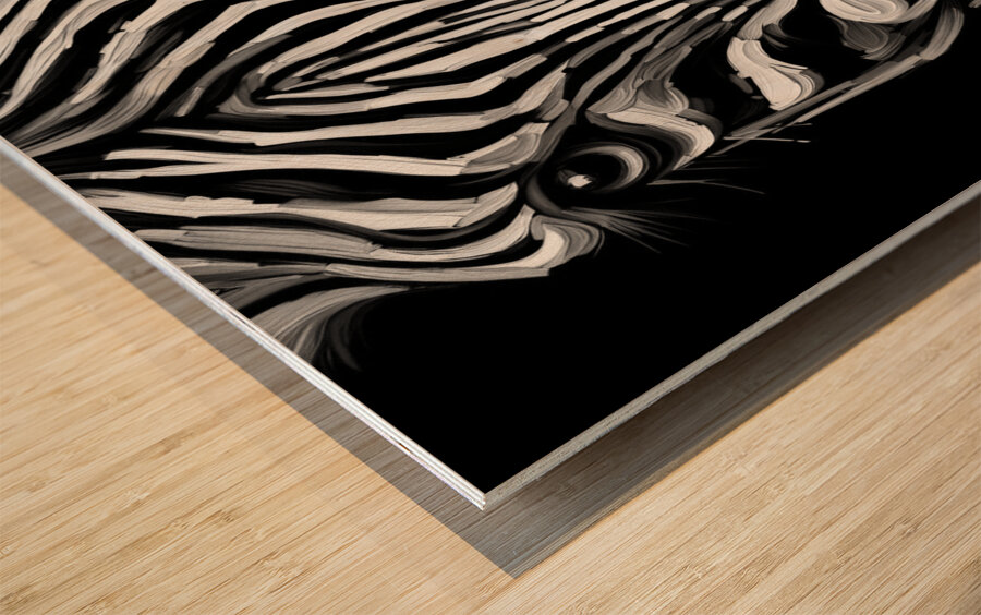 Nu Expressionism Wood print