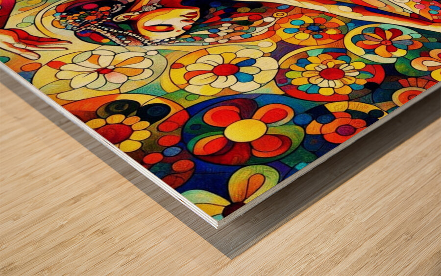 Nu Expressionism Wood print