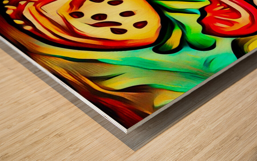 Nu Expressionism Wood print