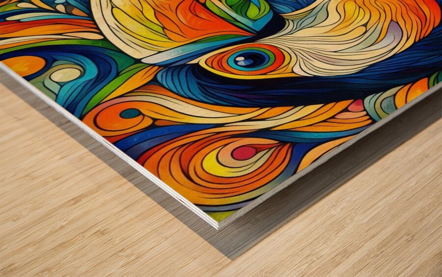  Nu Expressionism Wood print