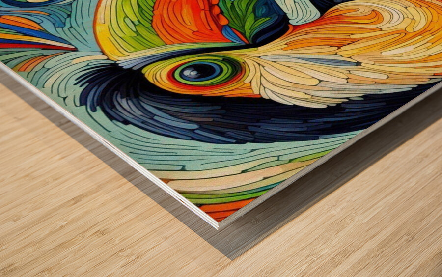  Nu Expressionism Wood print