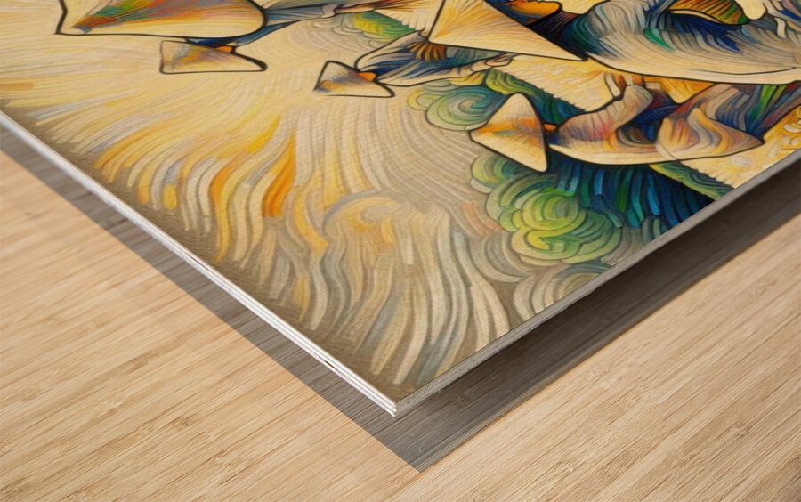  Nu Expressionism Wood print