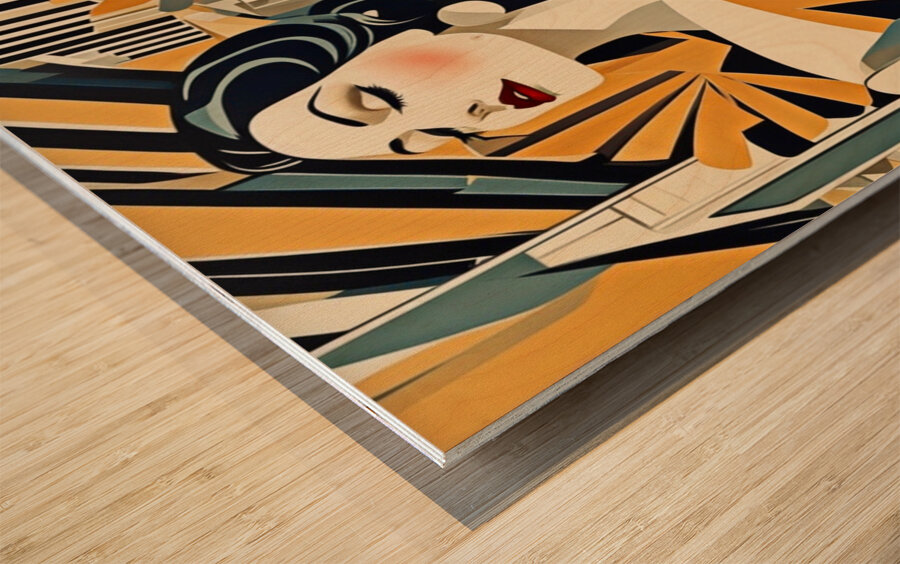  Nu Expressionism Wood print