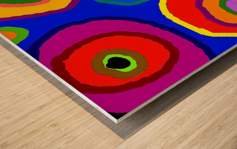 Nu Expressionism Wood print