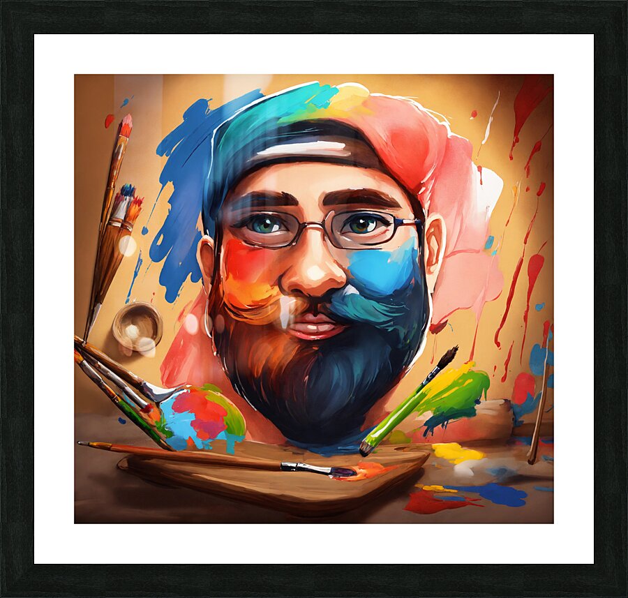 PAINTING 3 Picture Frame print