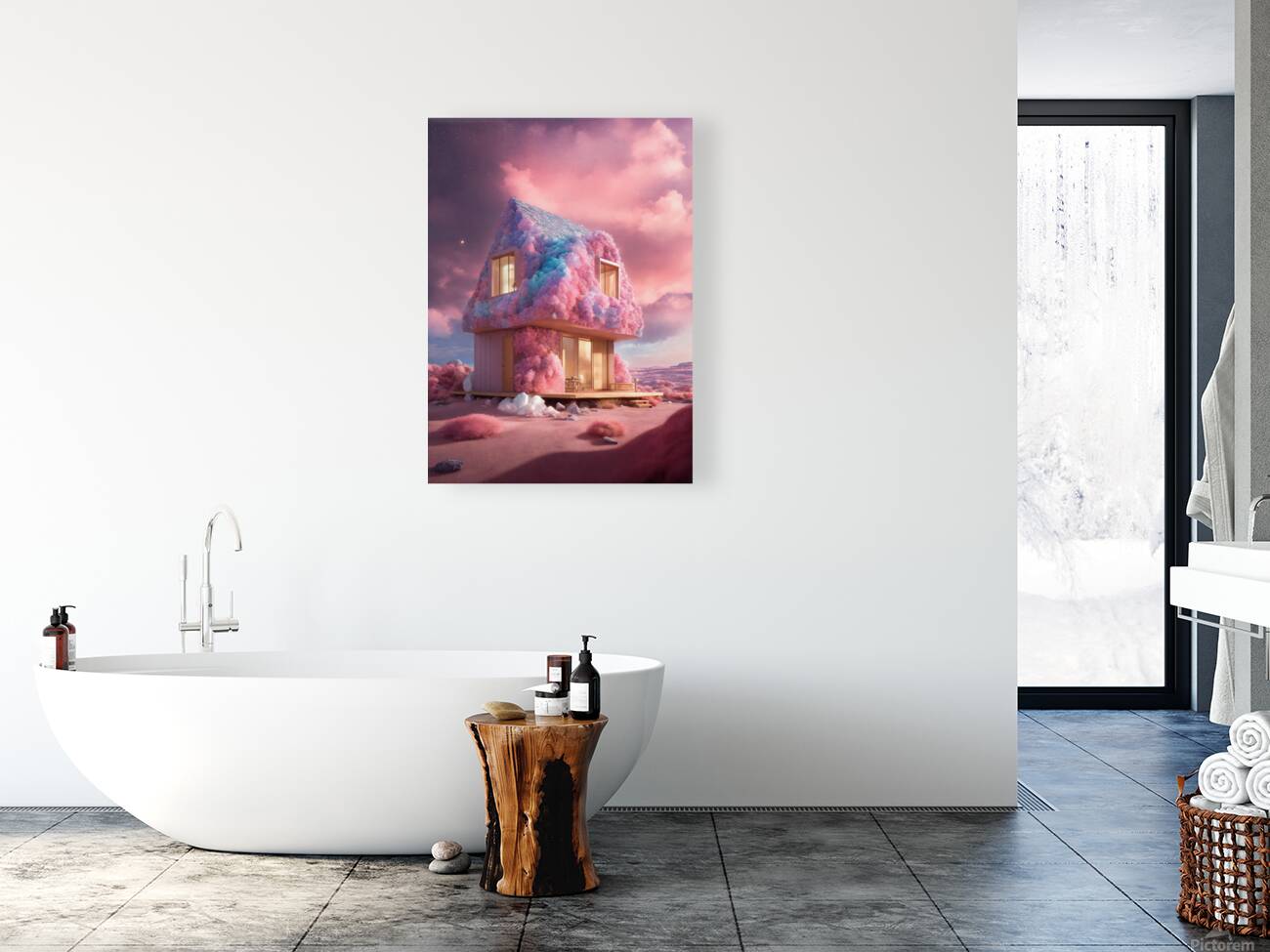 A BEAUTY OF SAFE HOME Reproduction