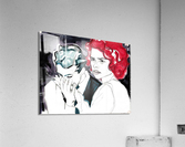 Hand Kiss Acrylic Print