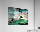 Tree landscape 2 Contrast Acrylic Print