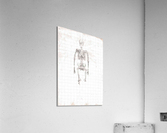 SkeletonGrid Acrylic Print